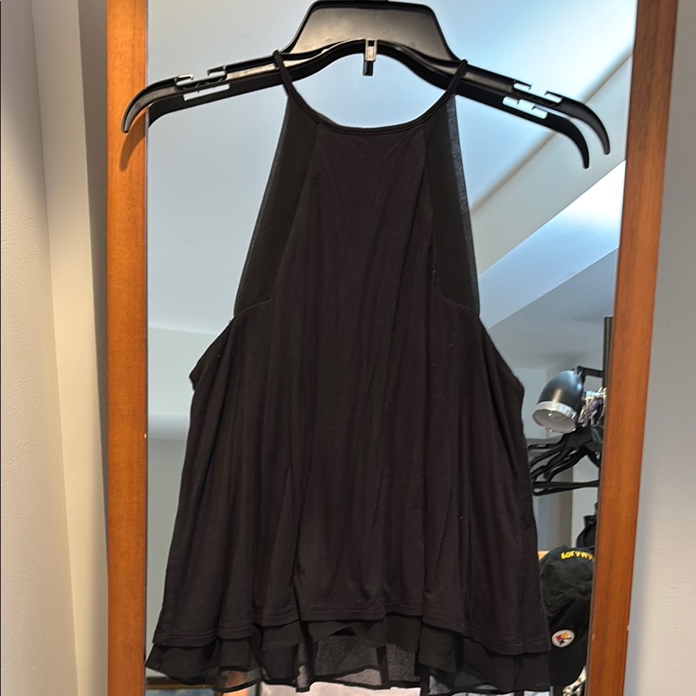 UO Black Sleeveless Top silence and noise small